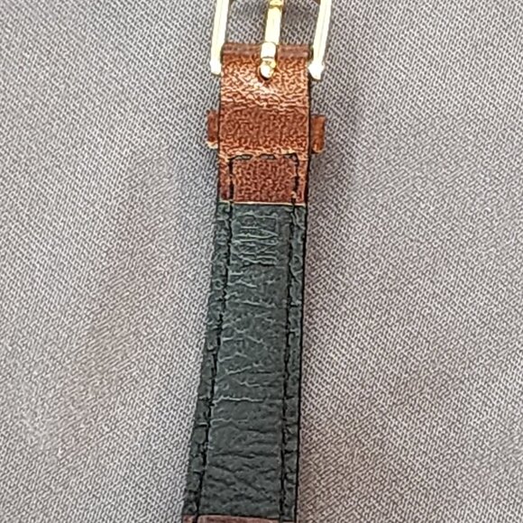 Disney Japan Mvmt Water Resistant SS Back Minnie Mouse 2-Tone Leather Band Watch - Picture 10 of 16